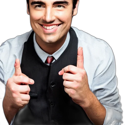 staff, jacket, face, furniture transparent PNG cut-out