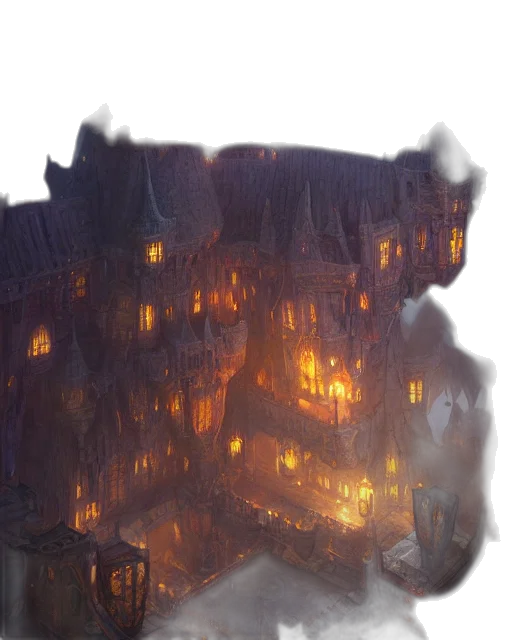 building, dragon, concept art, fantasy art transparent PNG cut-out