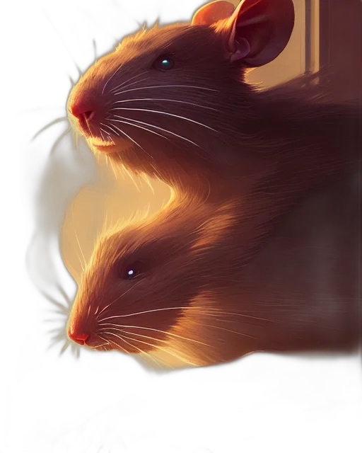 animal, photorealistic, concept art, 3d render transparent PNG cut-out