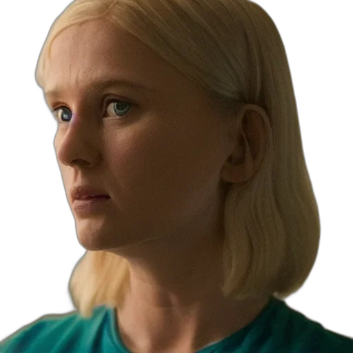 face, hair, robot, staff transparent PNG cut-out