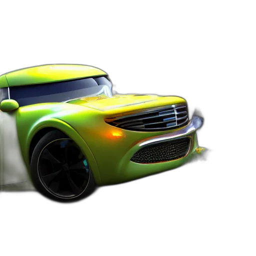 car, 3d render, photorealistic, concept art transparent PNG cut-out