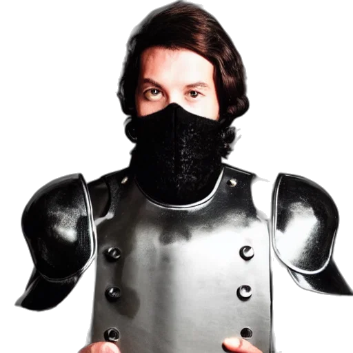 mask, robot, jacket, face transparent PNG cut-out
