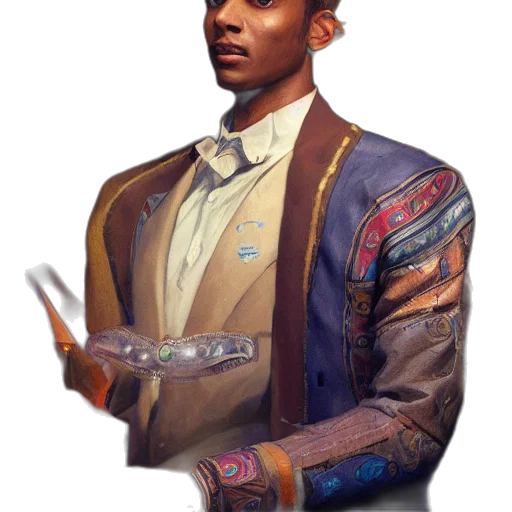 staff, jacket, face, robot transparent PNG cut-out