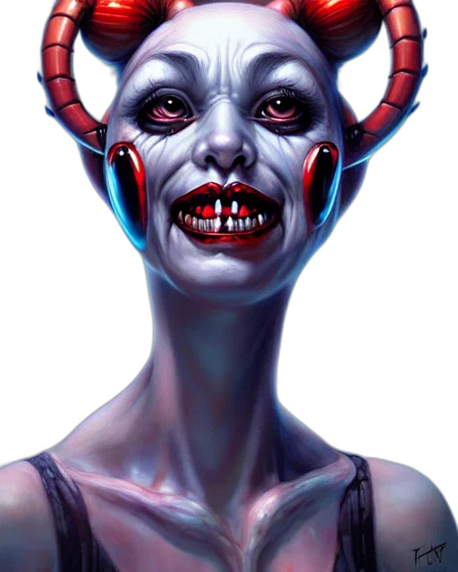 face, mask, creature, concept art transparent PNG cut-out