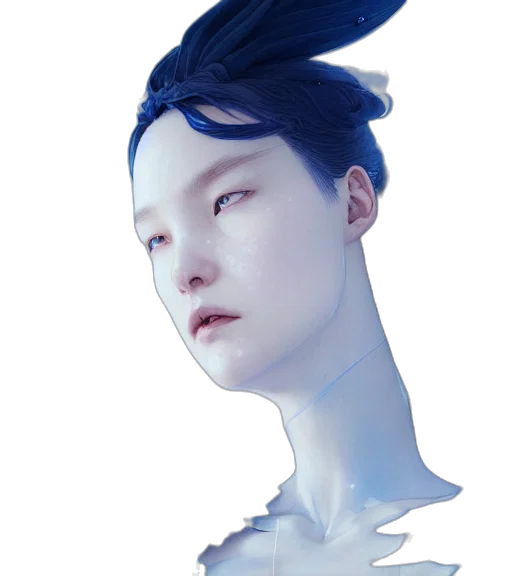 face, crown, mask, robot transparent PNG cut-out