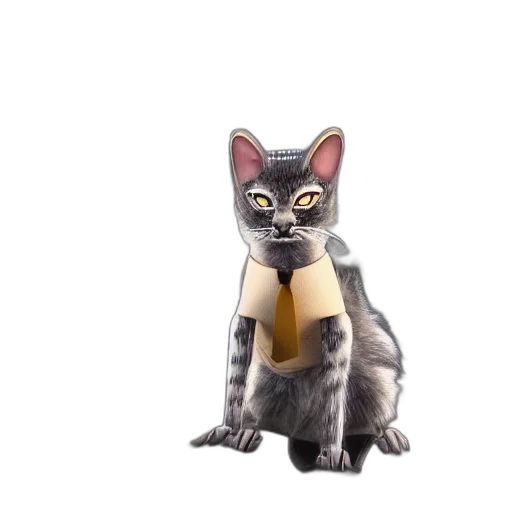 staff, animal, concept art, 3d render transparent PNG cut-out