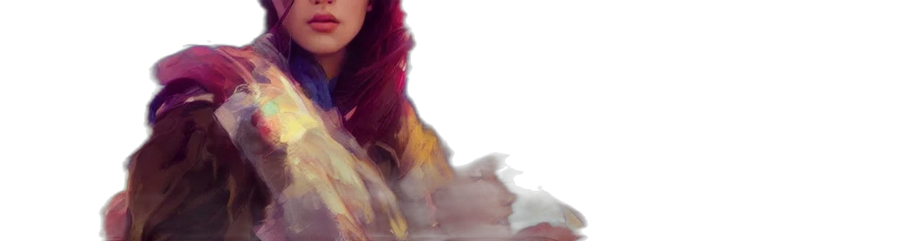 jacket, hair, face, dress transparent PNG cut-out
