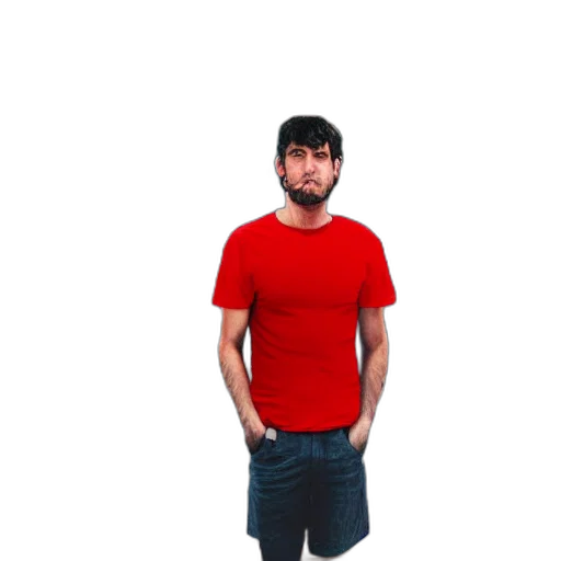 face, staff, robot, creature transparent PNG cut-out