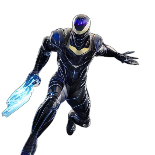 robot, concept art, comic book art, 3d render transparent PNG cut-out