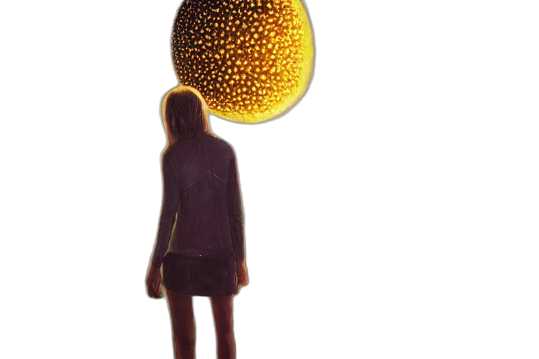 umbrella, staff, dress, hat transparent PNG cut-out