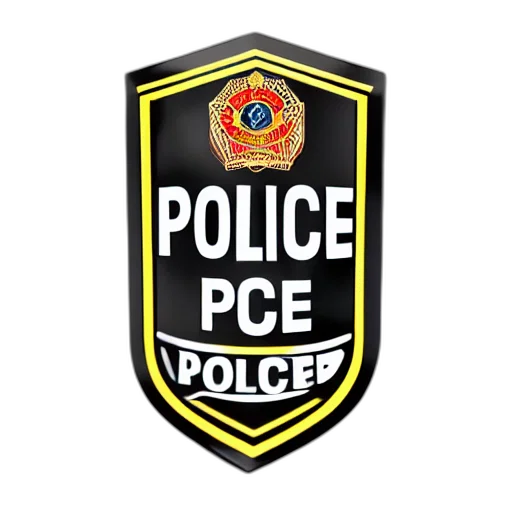 face, portrait, police, logo transparent PNG cut-out