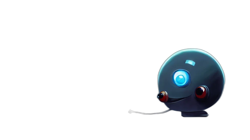 robot, weapon, staff, creature transparent PNG cut-out