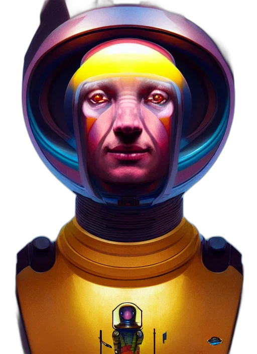 robot, face, mask, creature transparent PNG cut-out