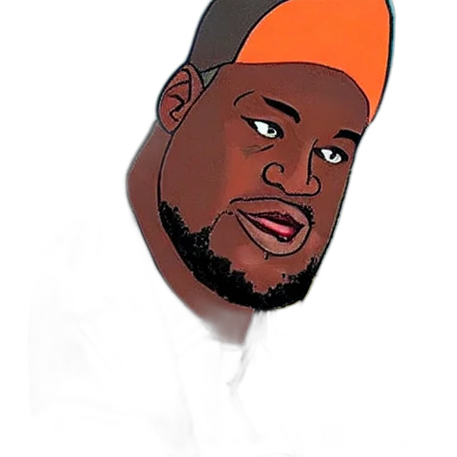 face, hat, cartoon, photorealistic transparent PNG cut-out