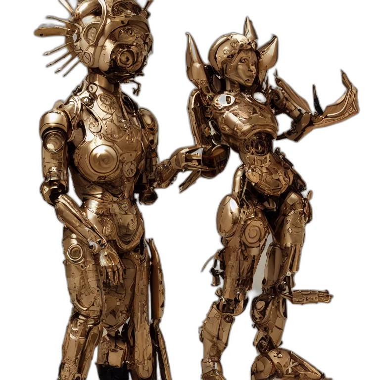 robot, jewelry, staff, concept art transparent PNG cut-out