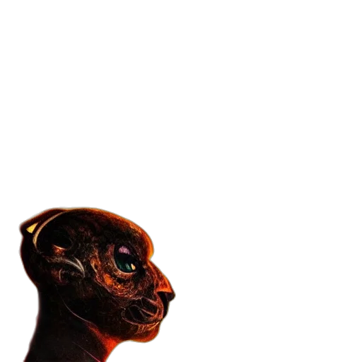 creature, robot, animal, mask transparent PNG cut-out