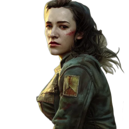 jacket, face, weapon, robot transparent PNG cut-out