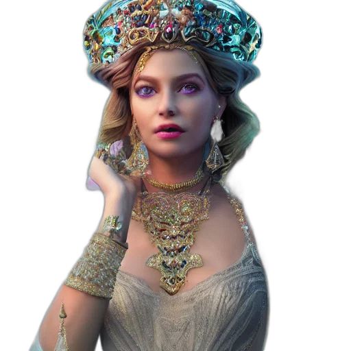 crown, jewelry, face, dress transparent PNG cut-out