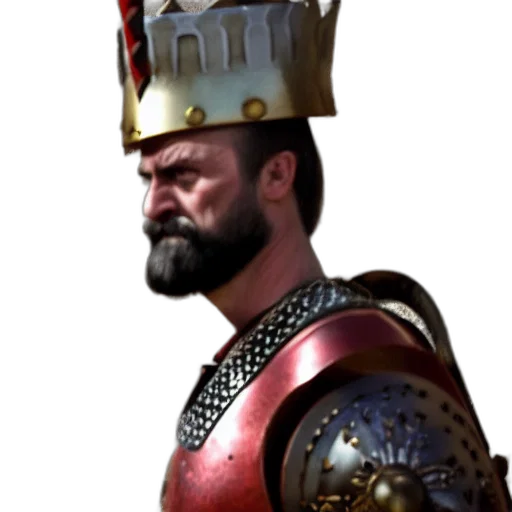 crown, sword, staff, face transparent PNG cut-out