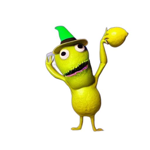 staff, hat, animal, robot transparent PNG cut-out