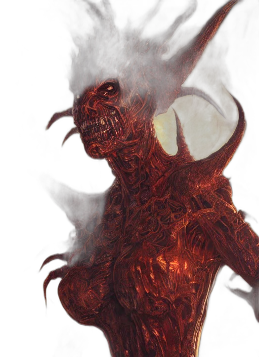 dragon, creature, mask, concept art transparent PNG cut-out