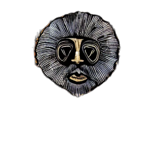 mask, face, hair, crown transparent PNG cut-out