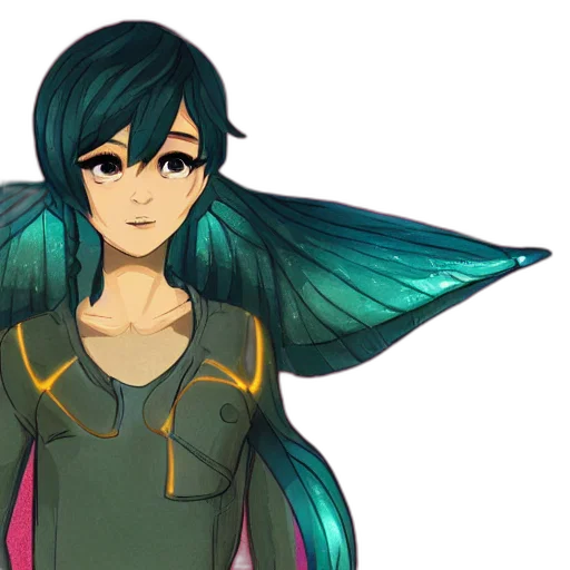 dragon, staff, pixel art, concept art transparent PNG cut-out