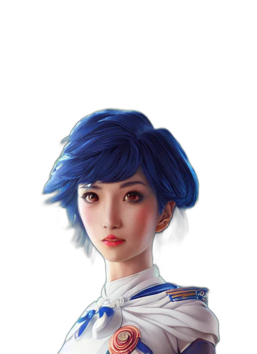 face, robot, staff, crown transparent PNG cut-out