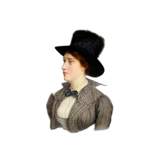 hat, staff, face, jacket transparent PNG cut-out