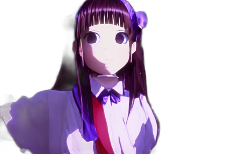 dress, staff, face, creature transparent PNG cut-out