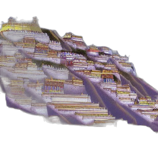 crown, building, 3d render, concept art transparent PNG cut-out