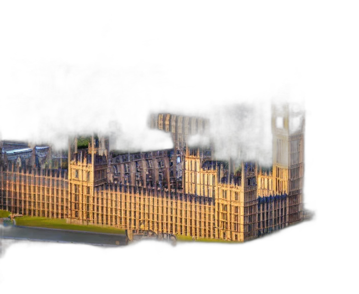 building, crown, 3d render, photorealistic transparent PNG cut-out