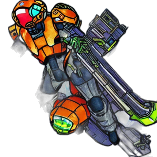 weapon, robot, staff, concept art transparent PNG cut-out