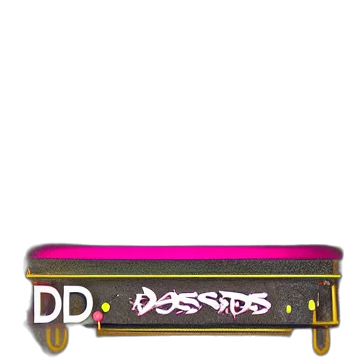 staff, 3d render, vaporwave, concept art transparent PNG cut-out