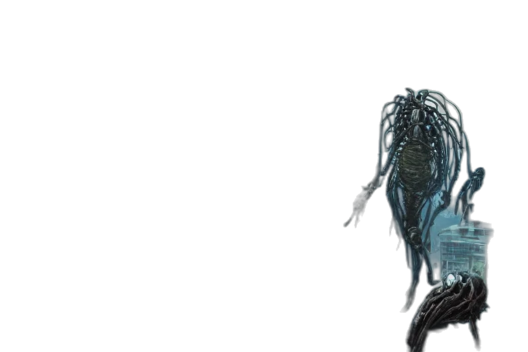 creature, robot, dragon, hair transparent PNG cut-out