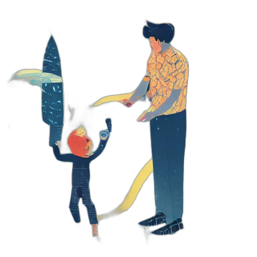 umbrella, staff, creature, concept art transparent PNG cut-out