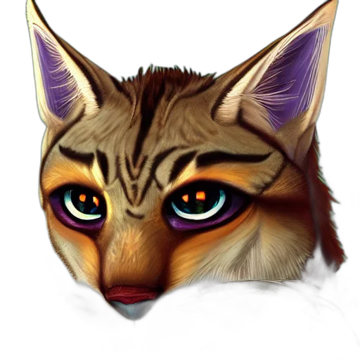 animal, face, mask, creature transparent PNG cut-out