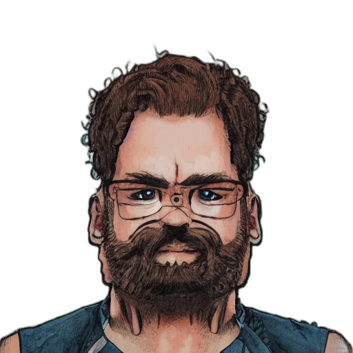 face, hair, cartoon, comic book art transparent PNG cut-out