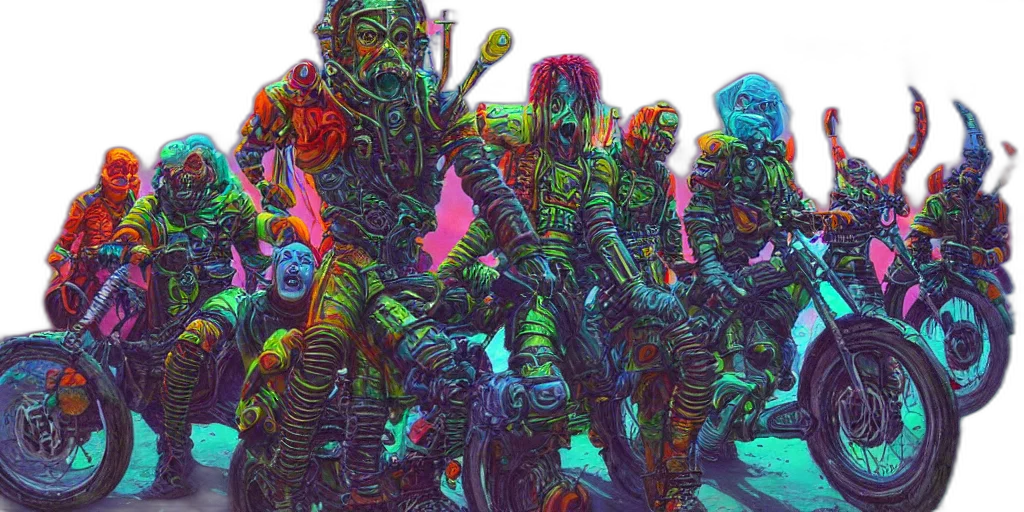 weapon, concept art, cyberpunk, comic book art transparent PNG cut-out
