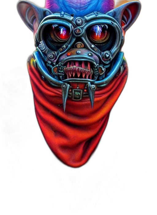 mask, robot, face, creature transparent PNG cut-out