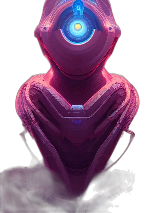 robot, creature, face, mask transparent PNG cut-out