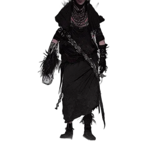 staff, jacket, dress, mask transparent PNG cut-out