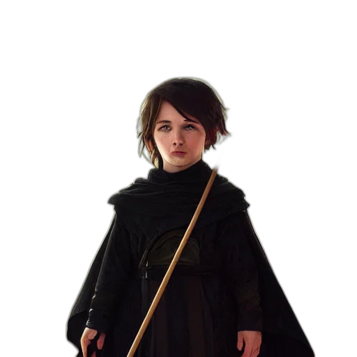 staff, jacket, sword, dress transparent PNG cut-out