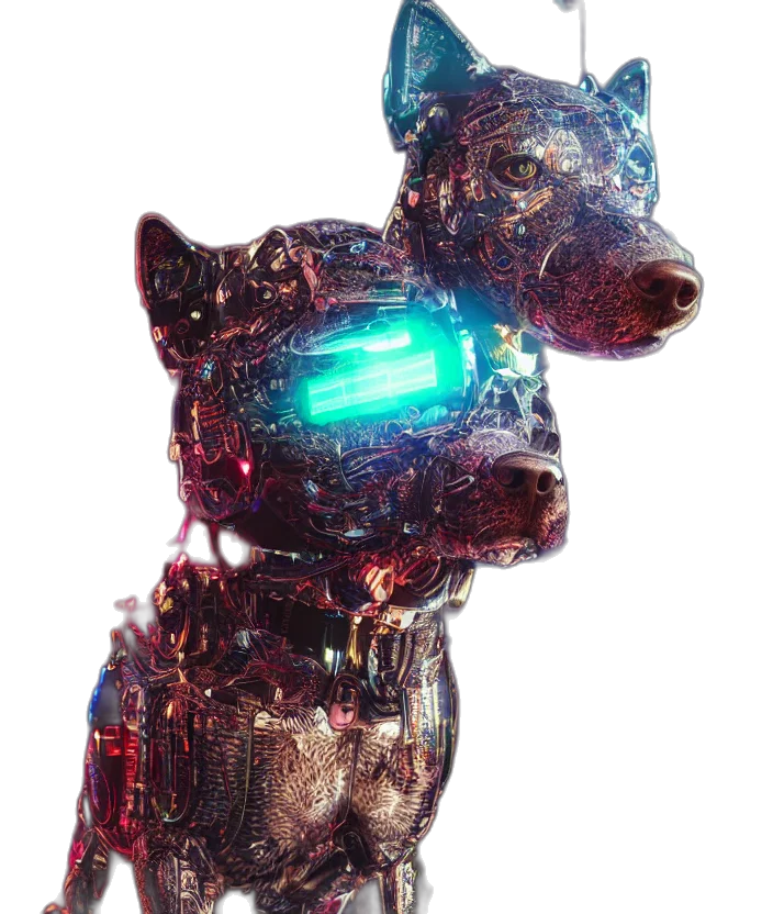 robot, animal, staff, creature transparent PNG cut-out