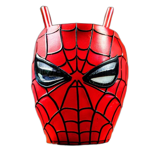 mask, face, comic book art, 3d render transparent PNG cut-out