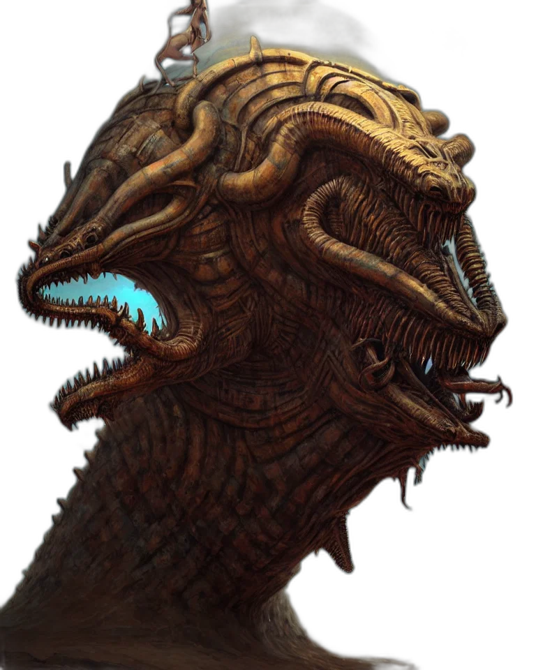 dragon, creature, face, animal transparent PNG cut-out