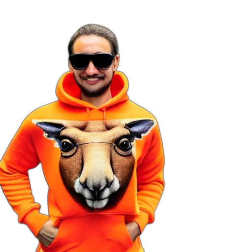 animal, jacket, creature, 3d render transparent PNG cut-out