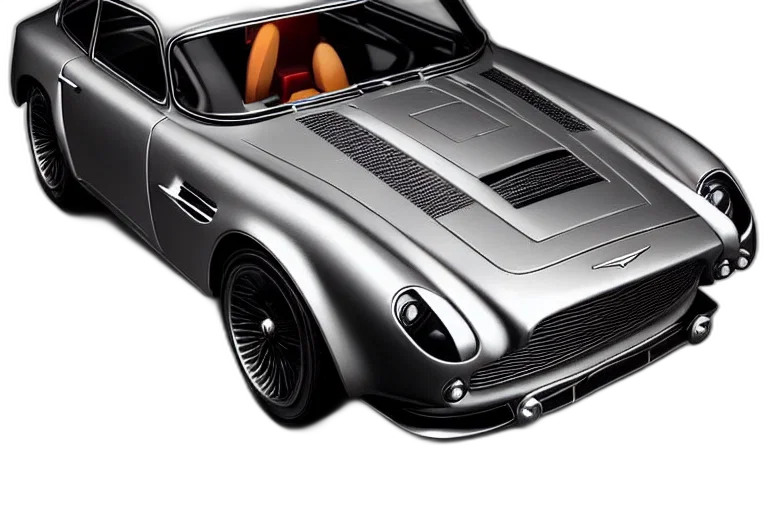 car, photorealistic, 3d render, concept art transparent PNG cut-out