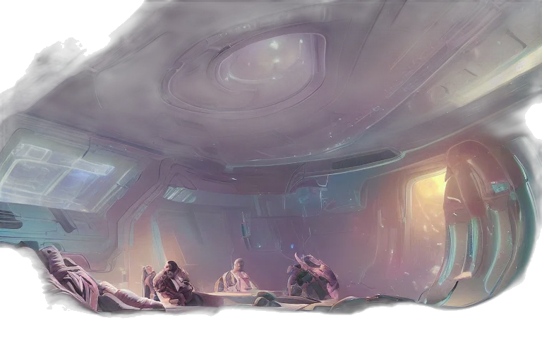 concept art, fantasy art, watercolor, 3d render transparent PNG cut-out