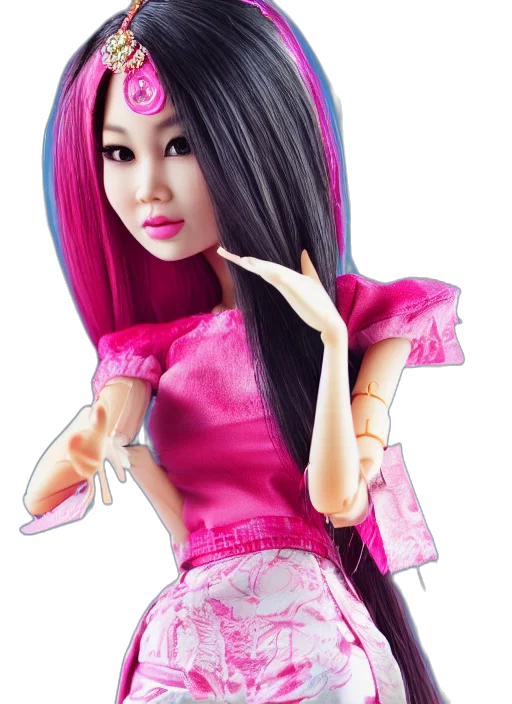 dress, 3d render, cartoon, concept art transparent PNG cut-out